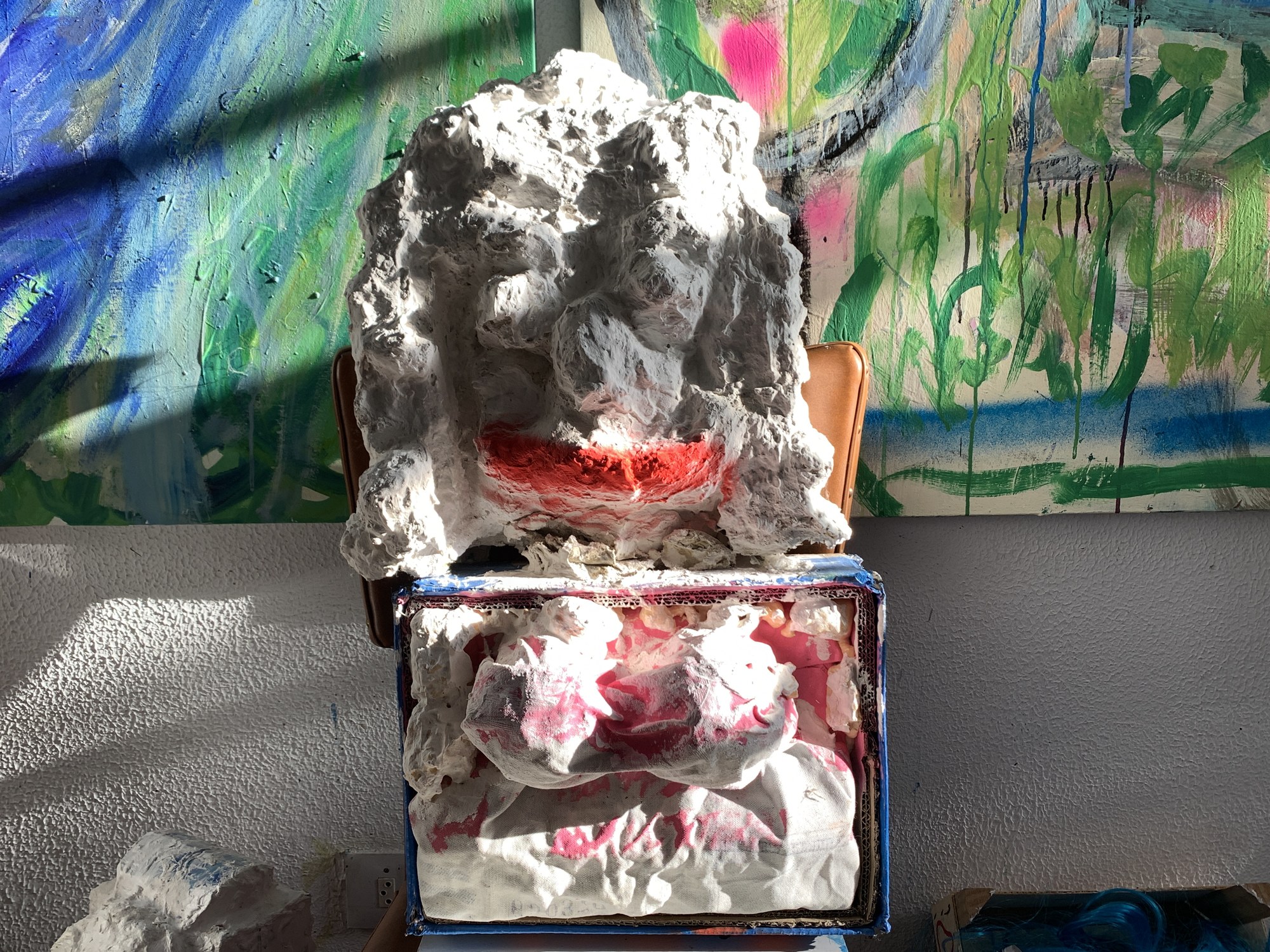 Escultura en el taller Edeltraud
